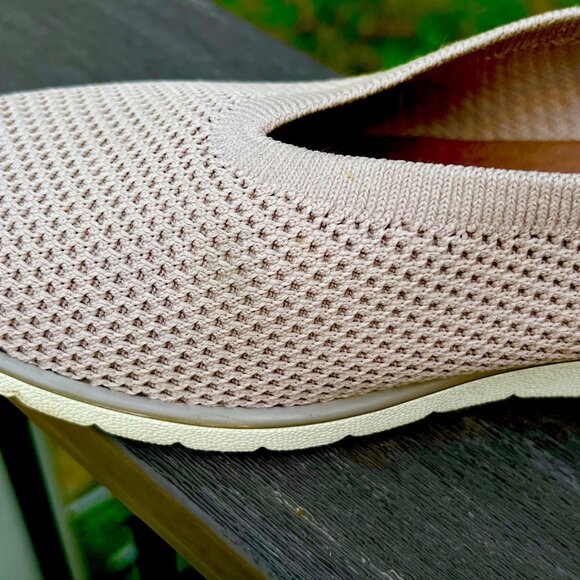 Eileen Fisher Womens Heaven Knit Slip On Comfort Shoes Blush Taupe Size 10 - Picture 8 of 9